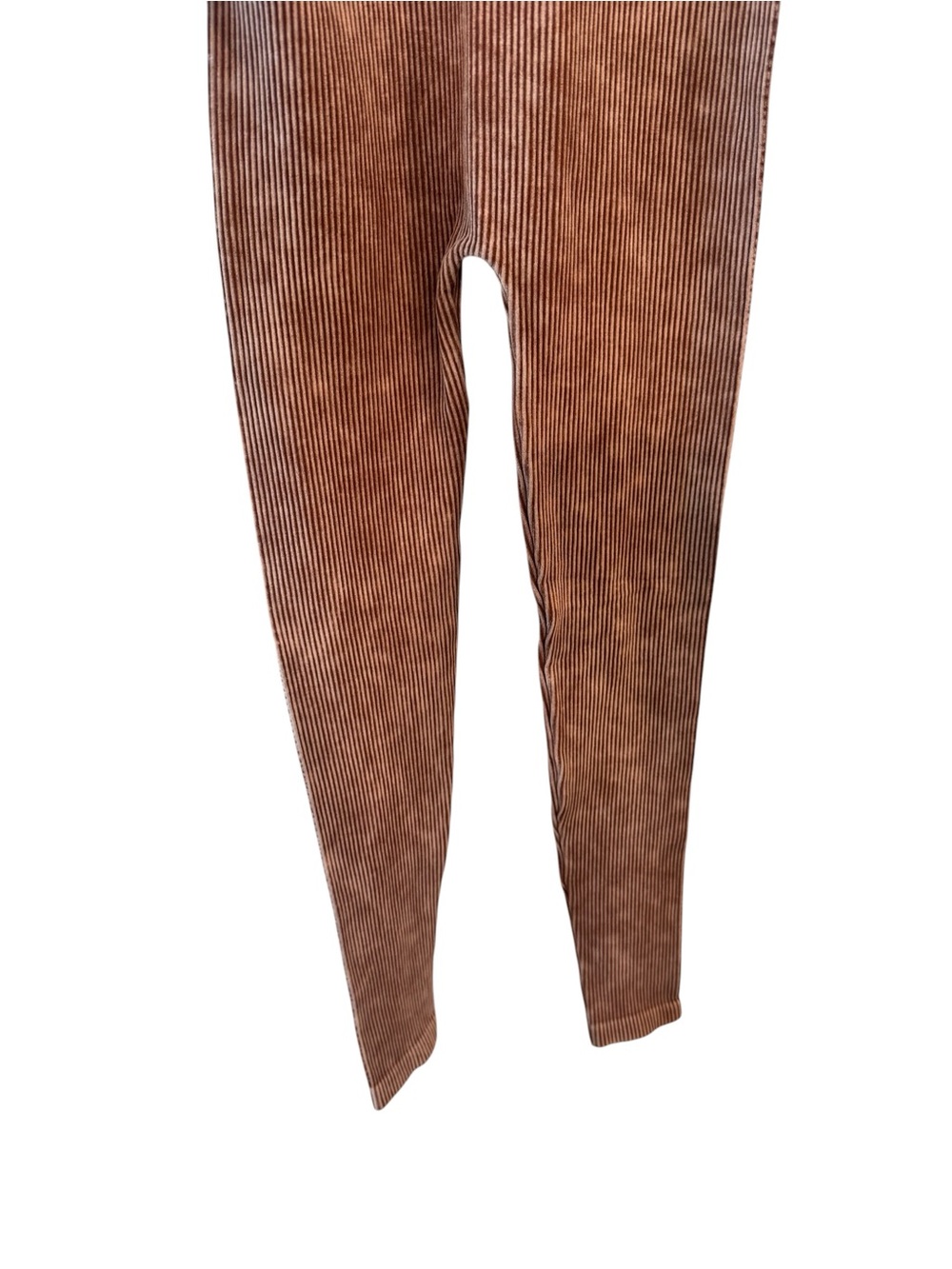 NWOT Zenana Ribbed Jumpsuit in Mocha - Picture 3 of 5